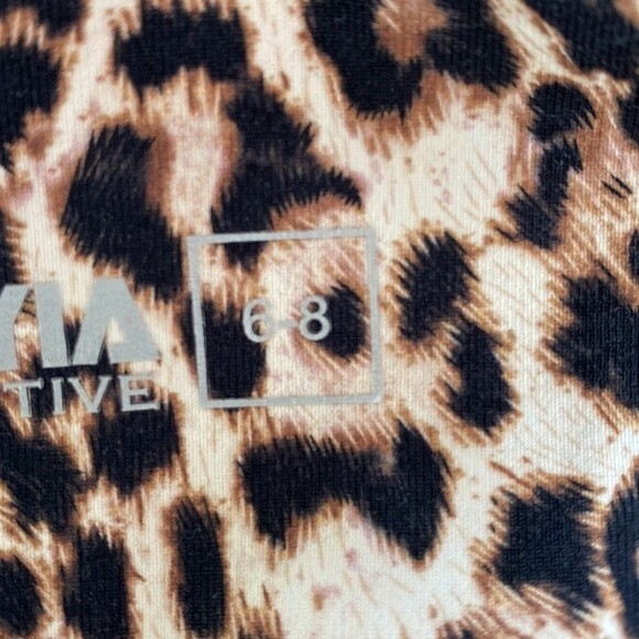 Zyia Active Leopard Brilliant Scrunchy What Hi-Rise Leggings Activewear Yoga Gym - Picture 9 of 16